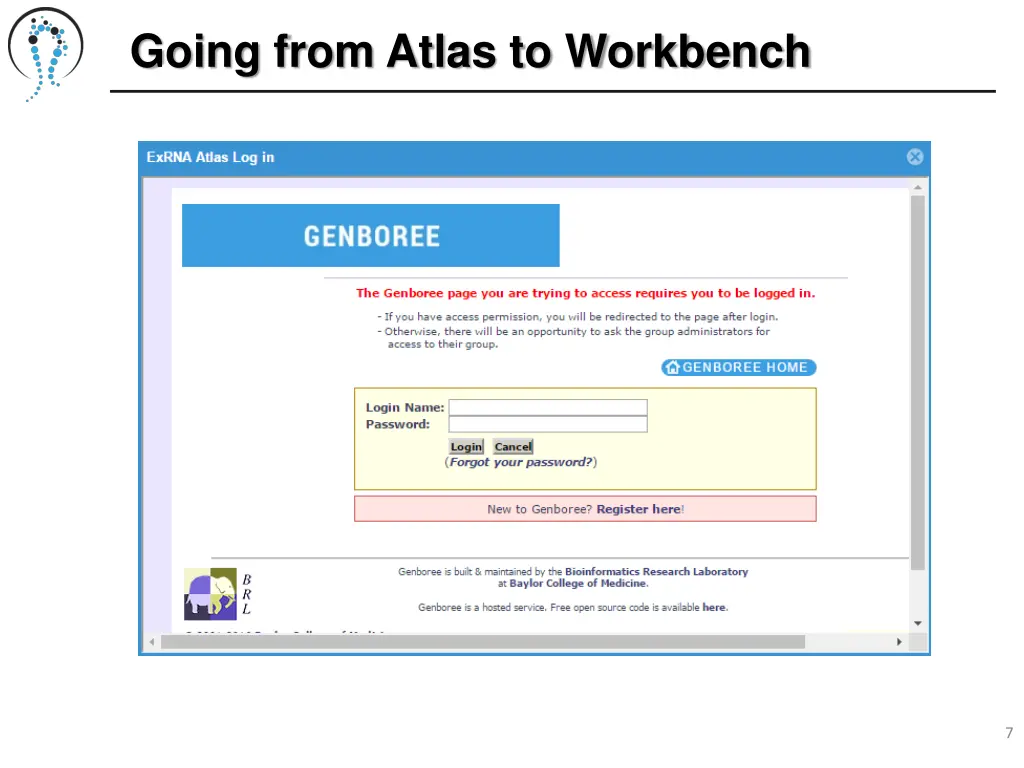 going from atlas to workbench 1
