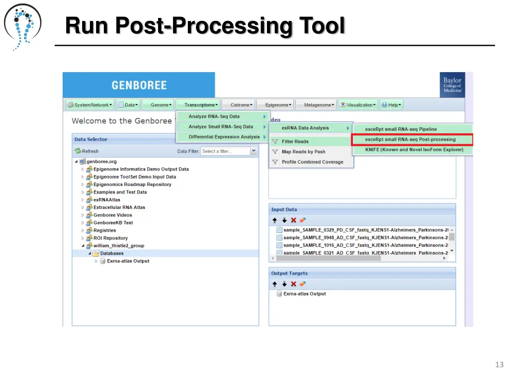 run post processing tool 2