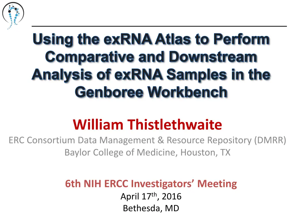 using the exrnaatlas to perform comparative