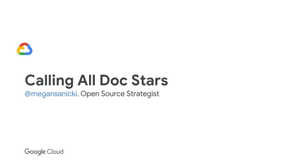 calling all doc stars @megansanicki open source