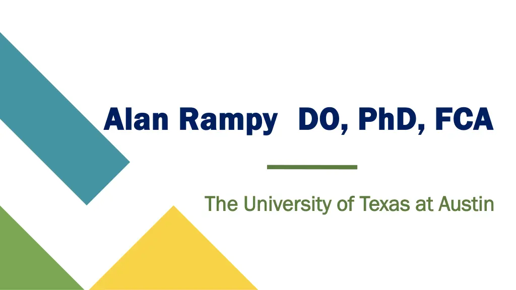 alan alan rampy rampy do phd fca do phd fca