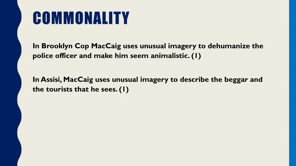 commonality