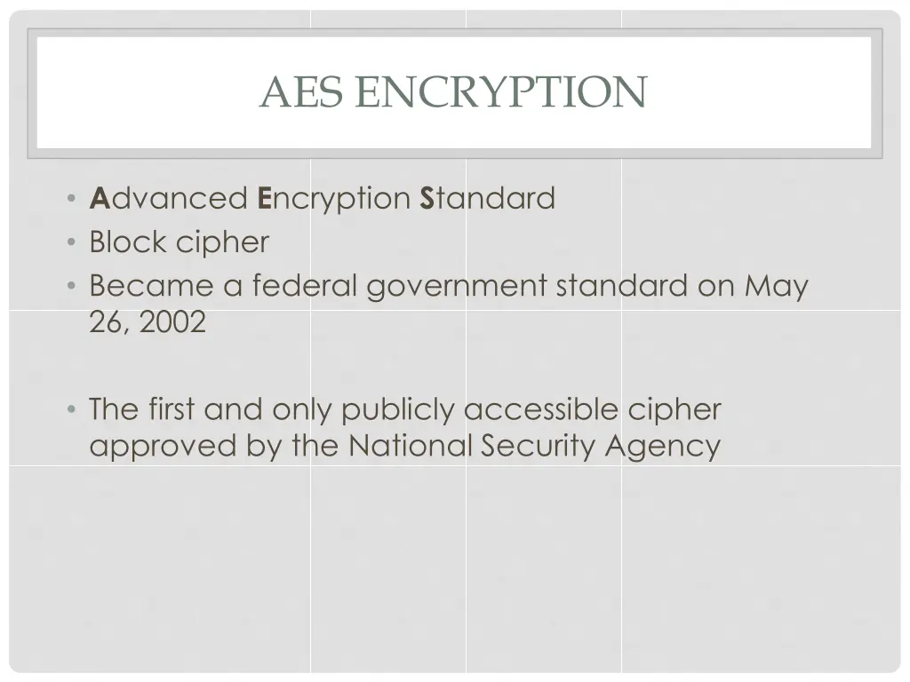 aes encryption