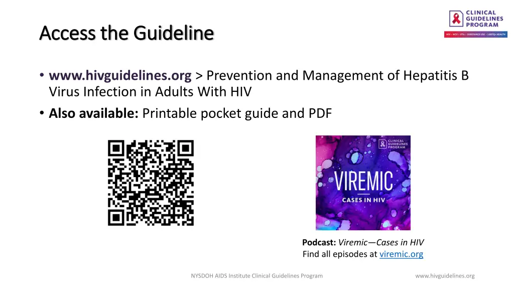 access the guideline access the guideline
