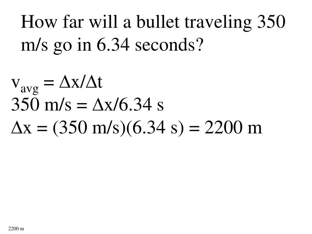 how far will a bullet traveling