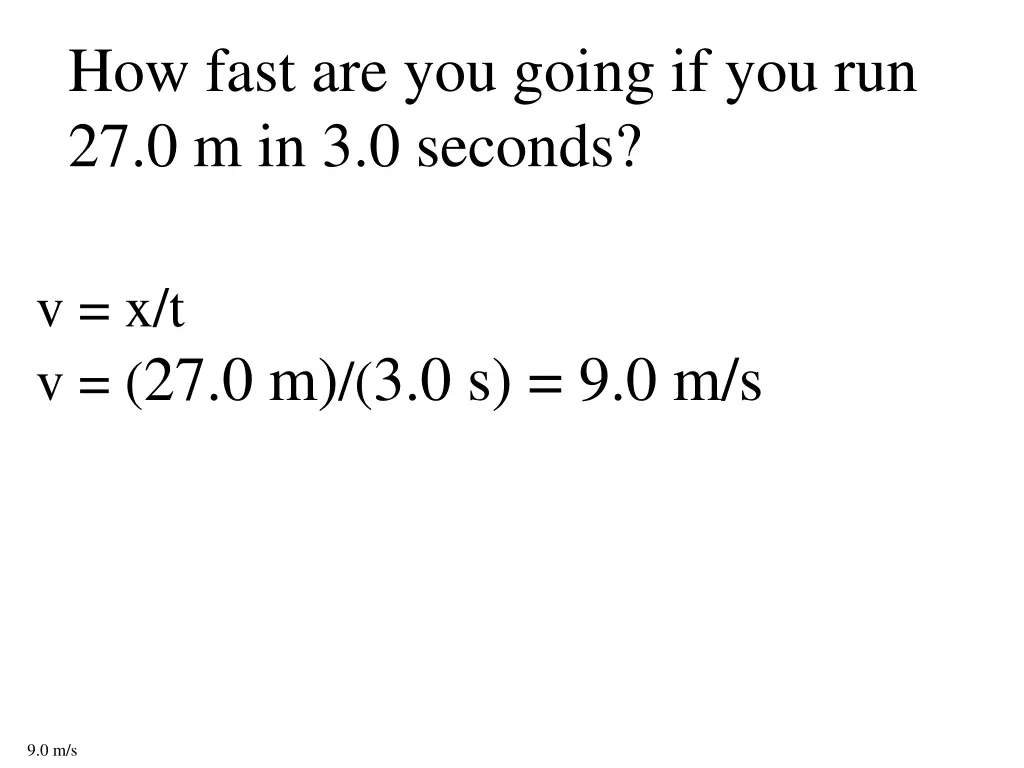 how fast are you going