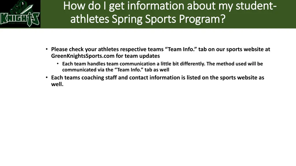 how do i get information about my student