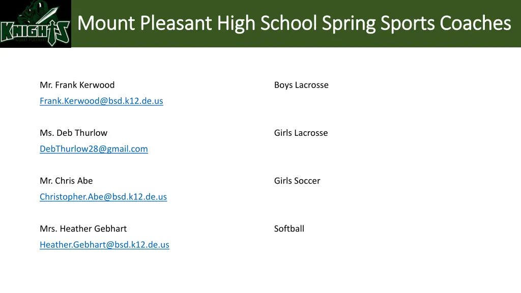 mount pleasant high school spring sports coaches 1