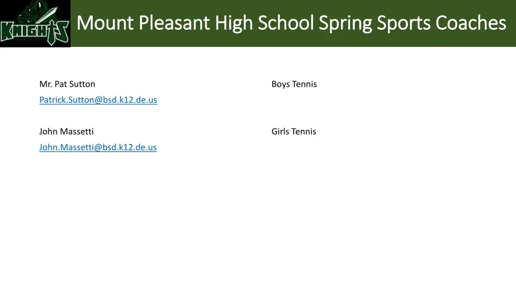 mount pleasant high school spring sports coaches 2
