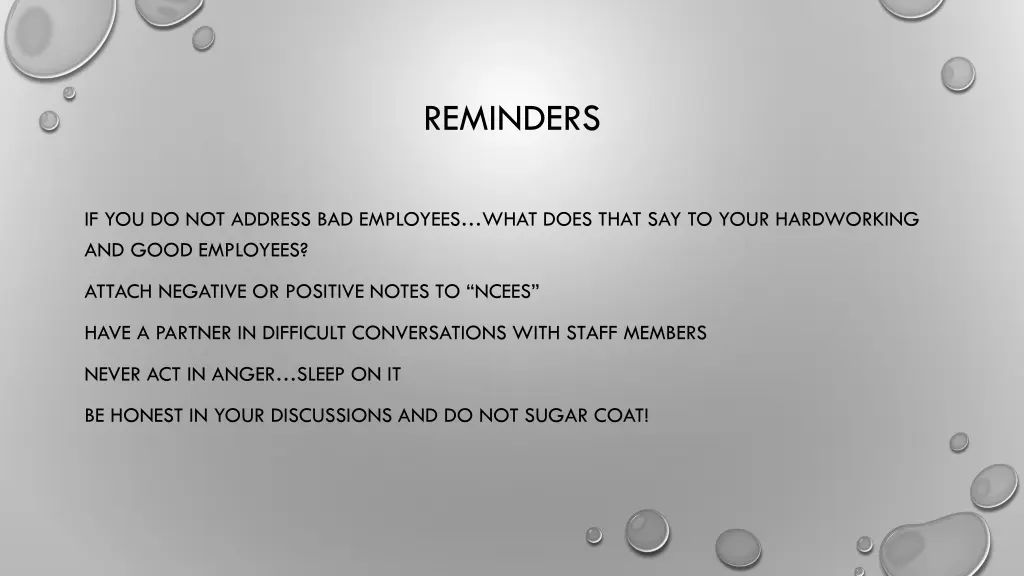 reminders