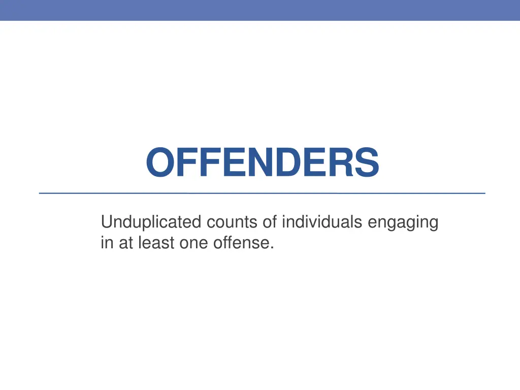 offenders