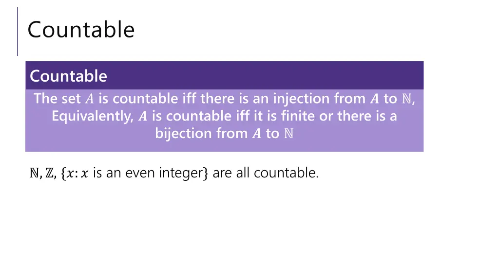 countable