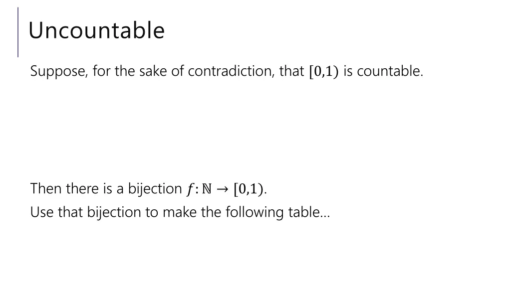 uncountable 1