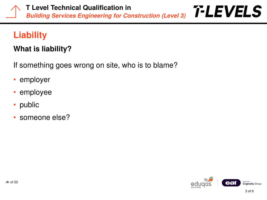 t level technical qualification in building 2