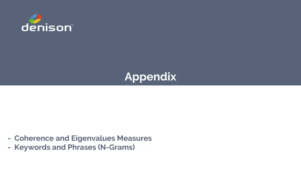 appendix