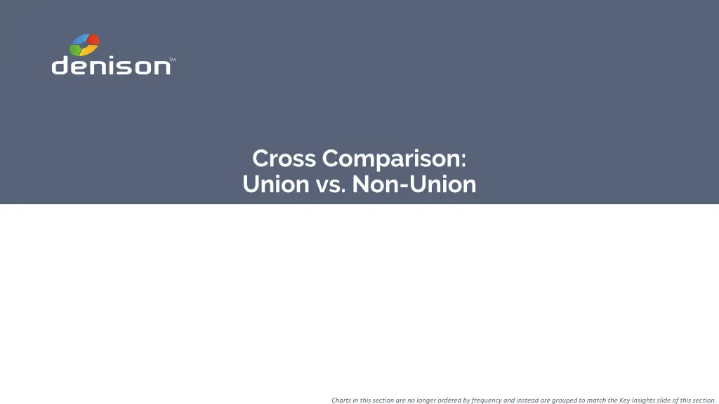 cross comparison union vs non union