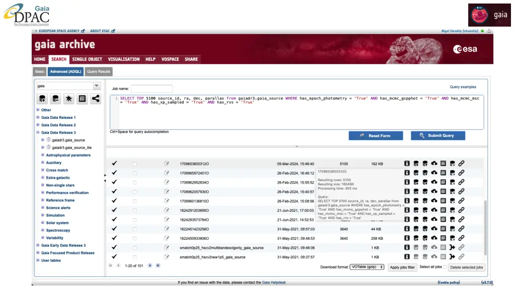 n hambly gaia data access facilities nam 2025 1