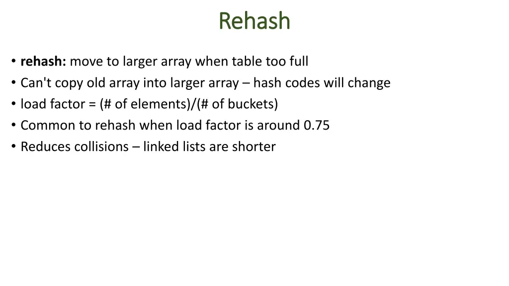rehash rehash