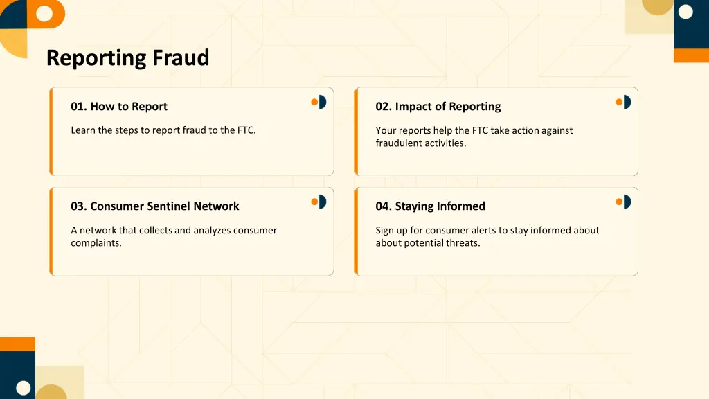 reporting fraud