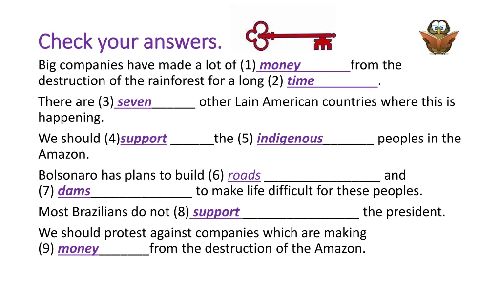 check your answers check your answers