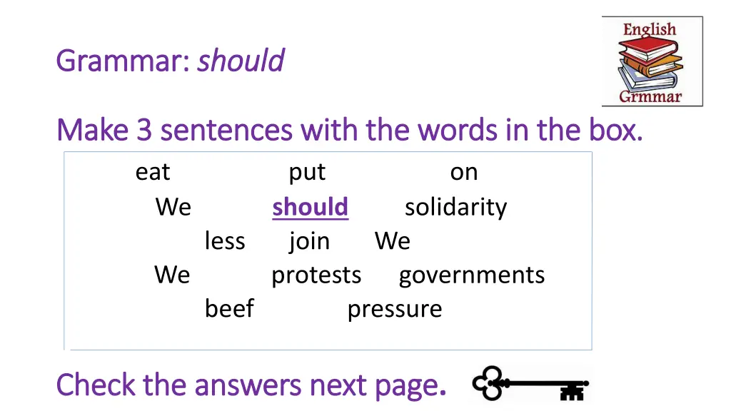 grammar grammar should 1