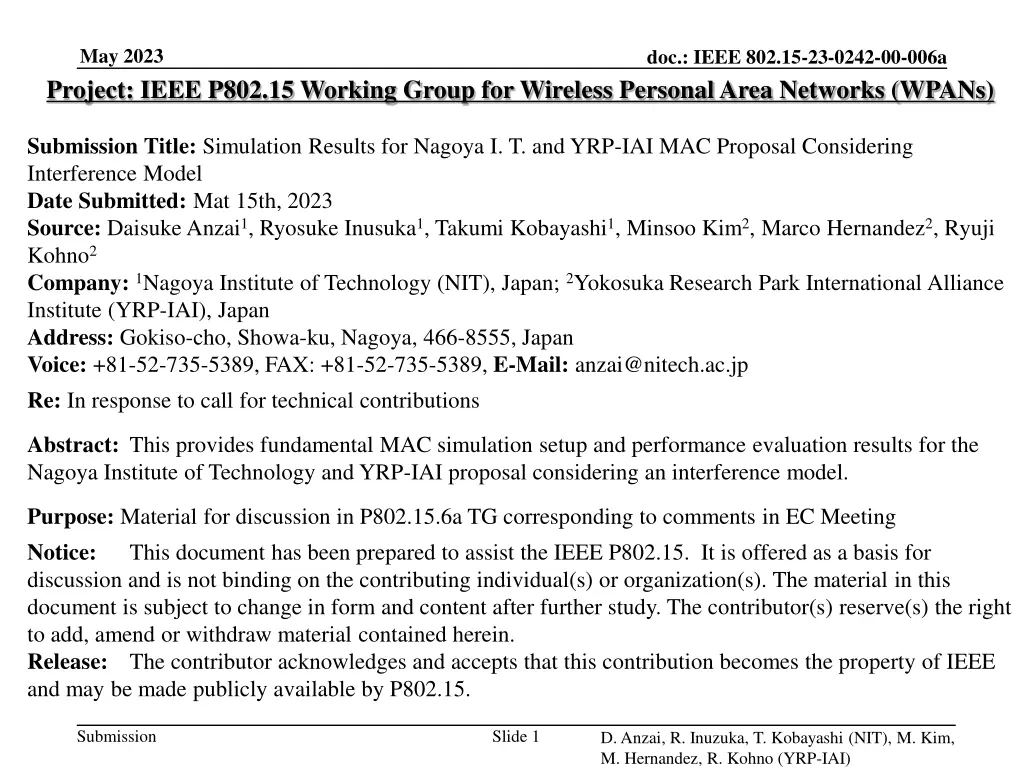 may 2023 project ieee p802 15 working group
