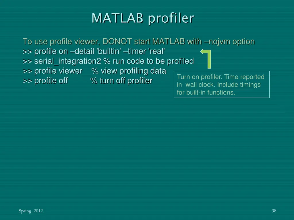 matlab profiler