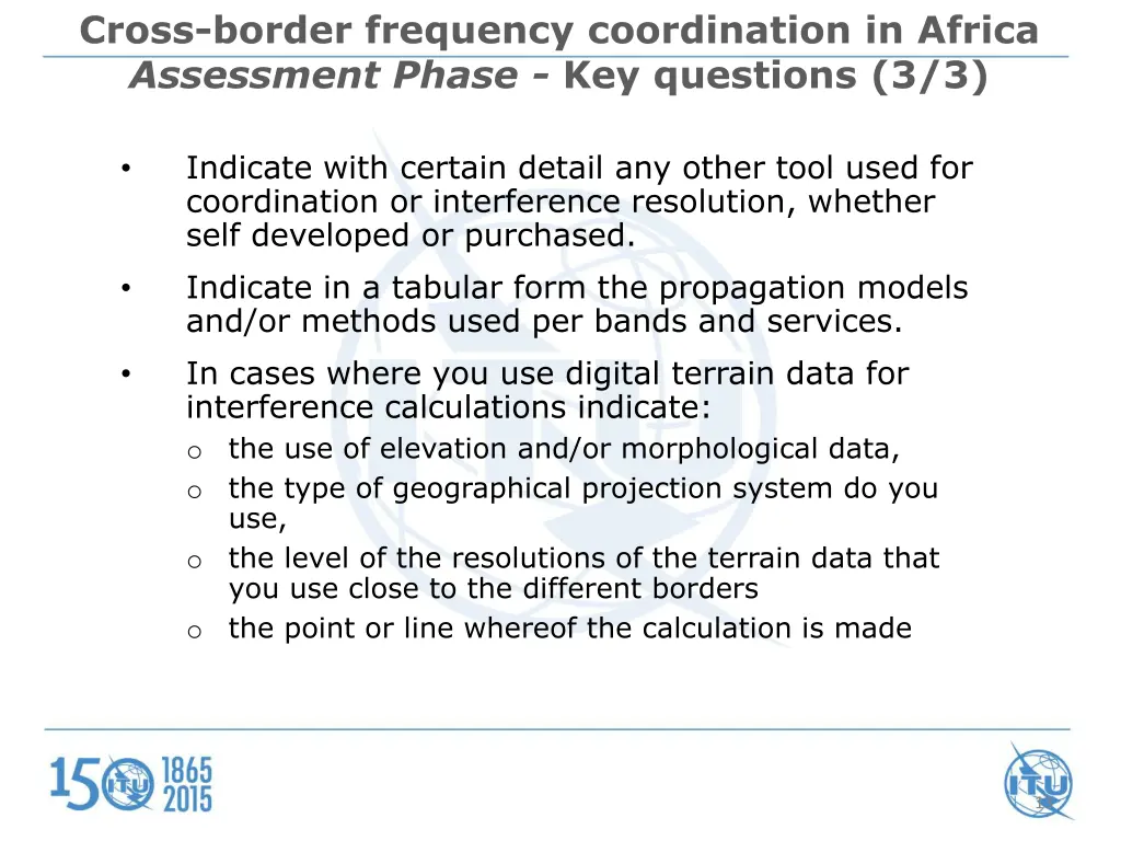 cross border frequency coordination in africa 2
