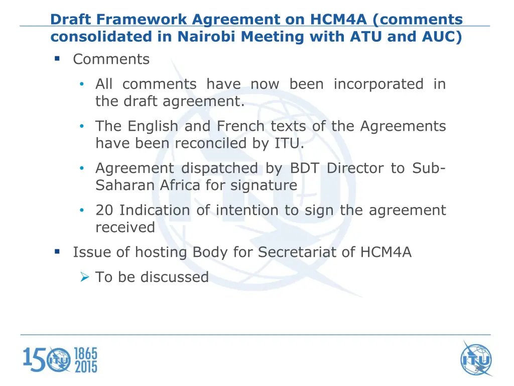 draft framework agreement on hcm4a comments