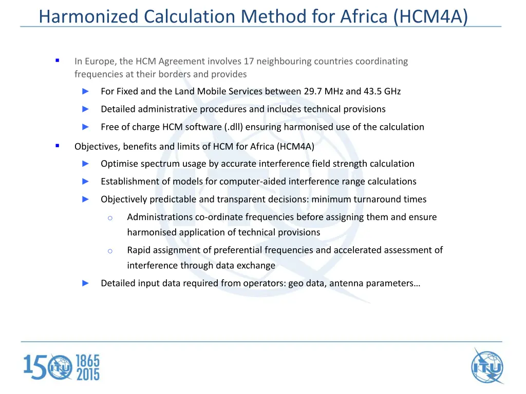 harmonized calculation method for africa hcm4a