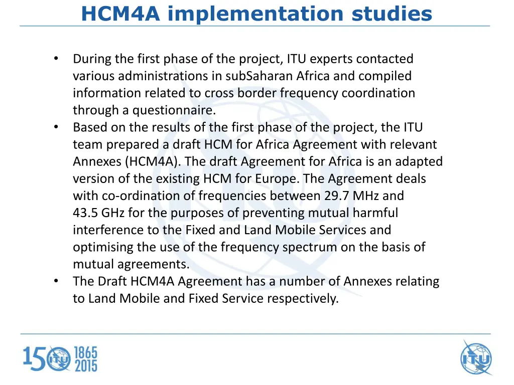 hcm4a implementation studies