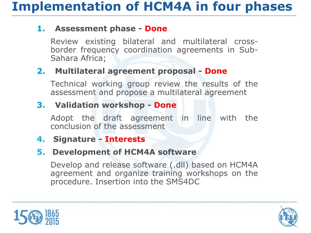 implementation of hcm4a in four phases