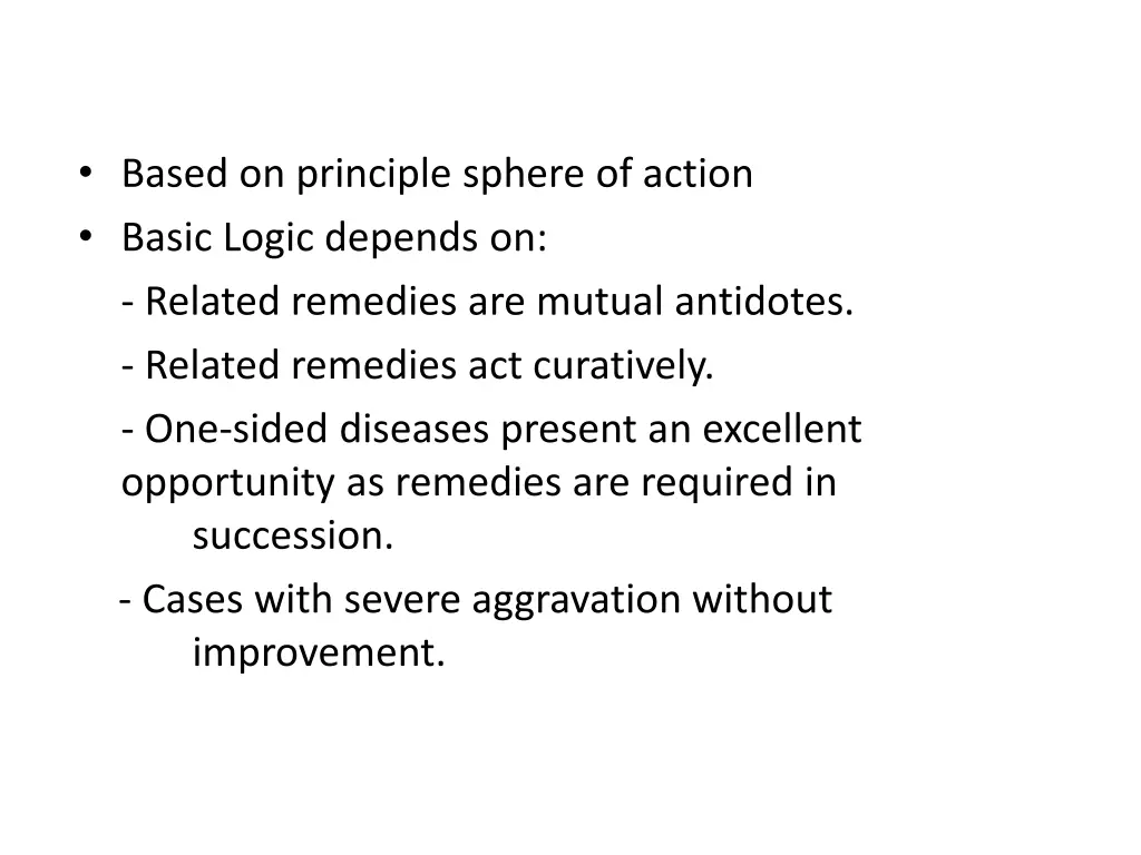 based on principle sphere of action basic logic