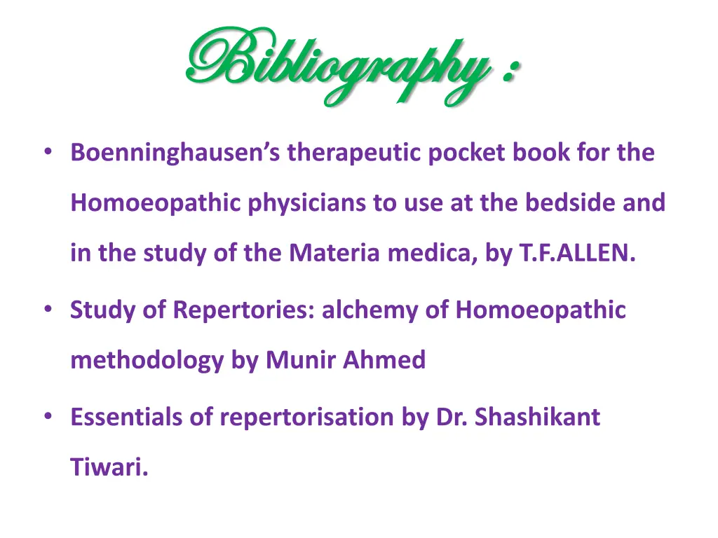 bibliography bibliography