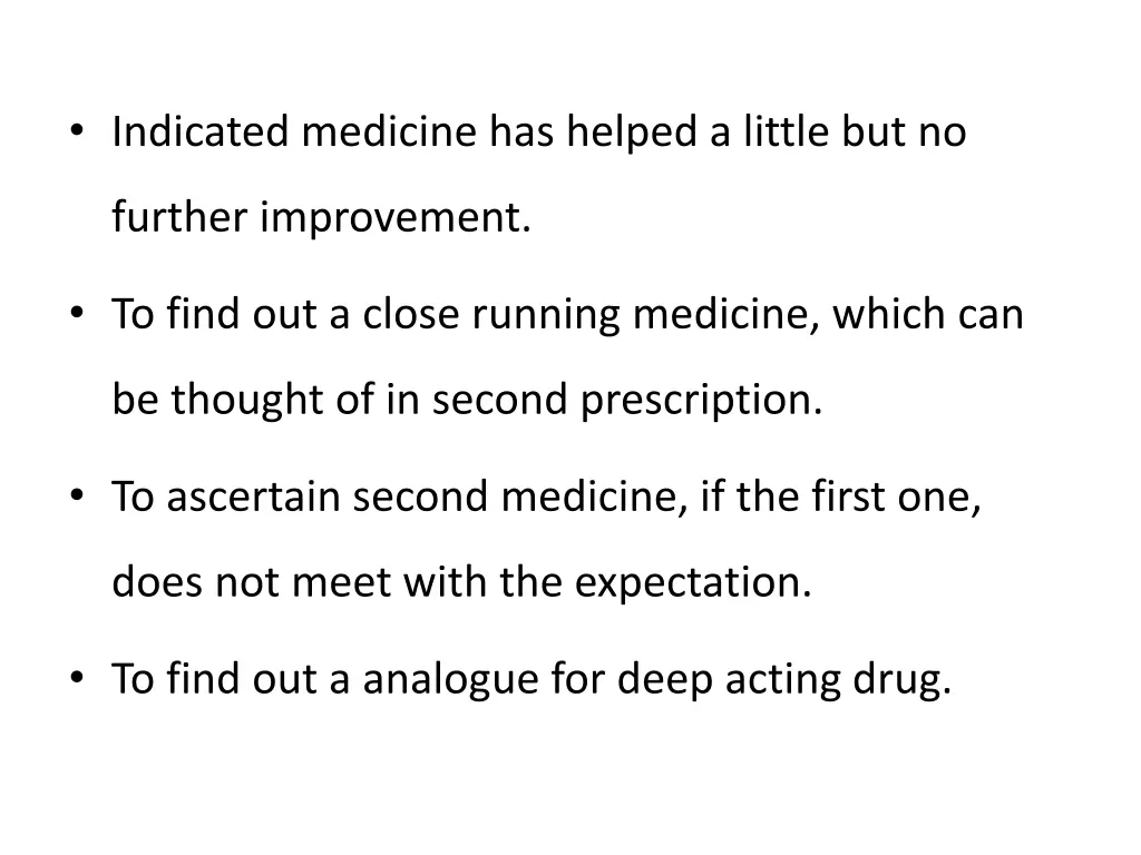indicated medicine has helped a little but no