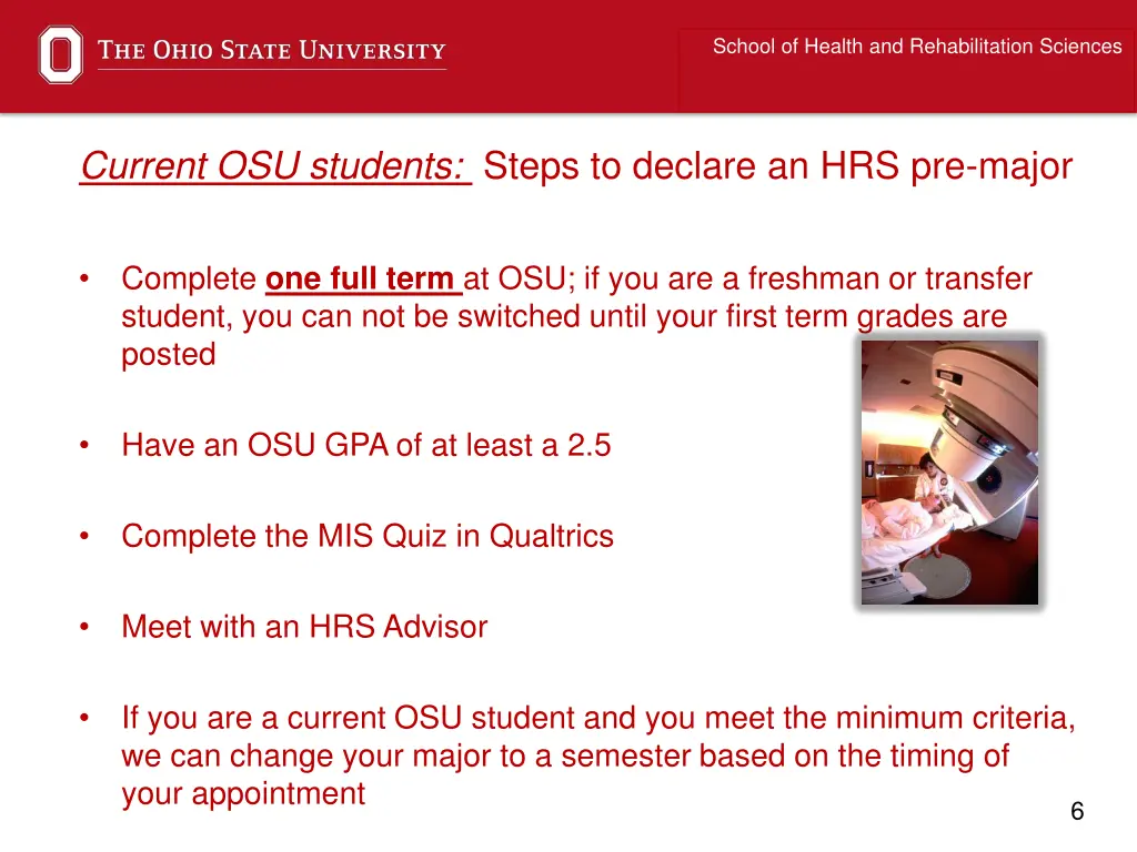 school of health and rehabilitation sciences 1