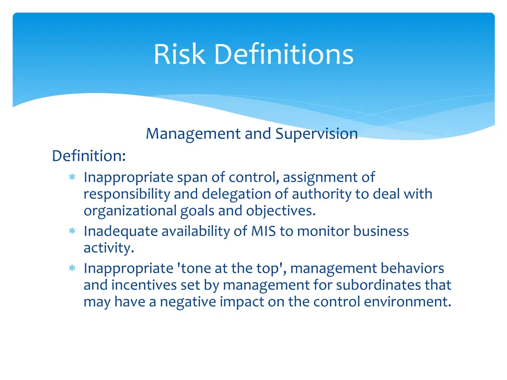 risk definitions 2