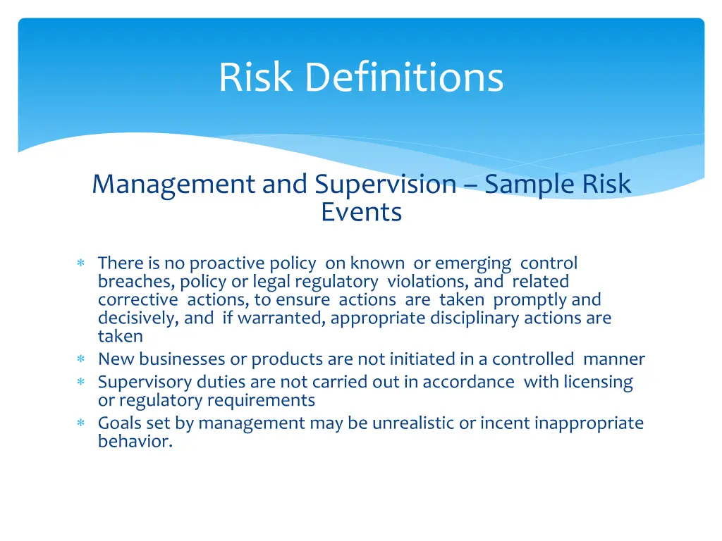 risk definitions 5