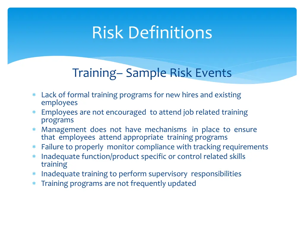 risk definitions 8