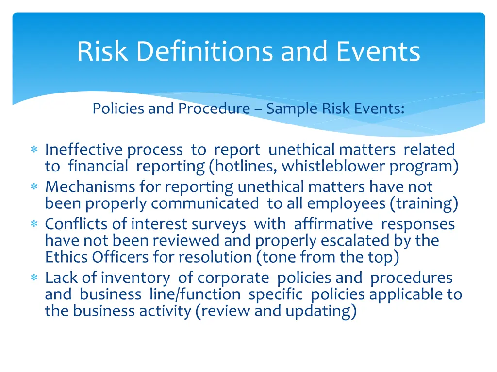 risk definitions and events 1