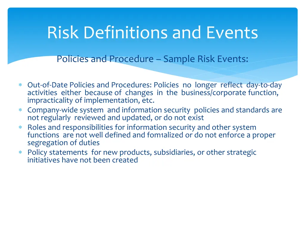 risk definitions and events 3
