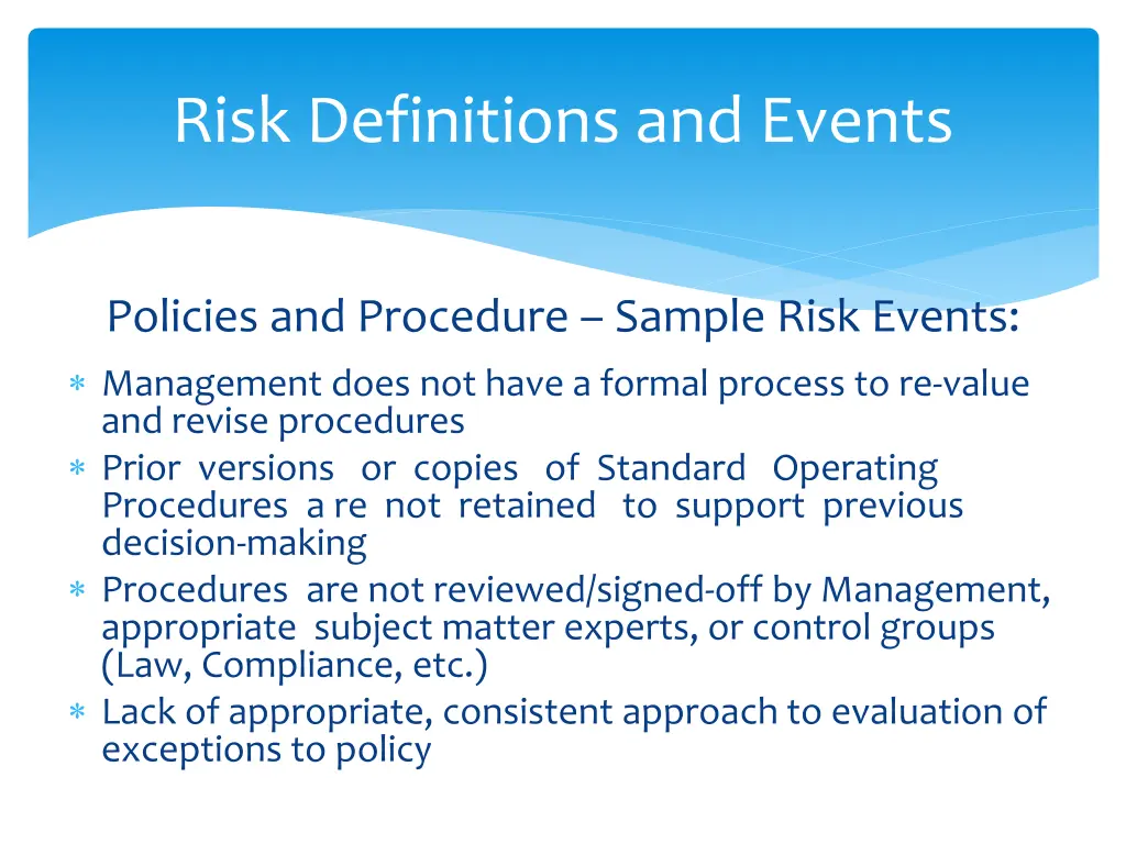 risk definitions and events 4