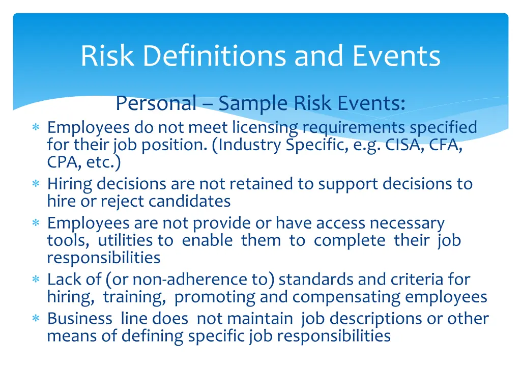 risk definitions and events 5