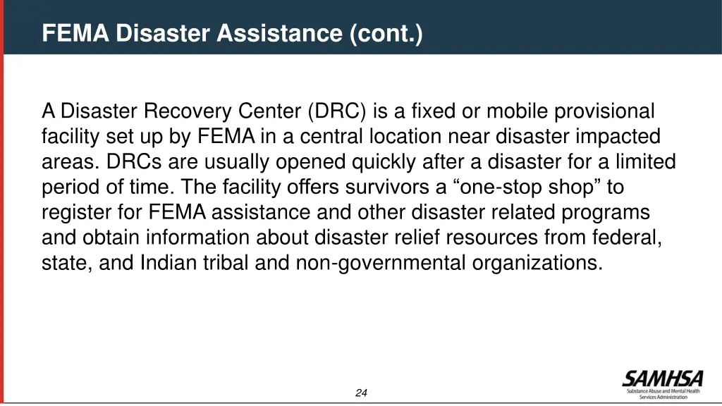 fema disaster assistance cont 8