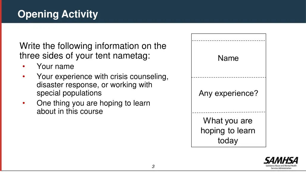 opening activity 1