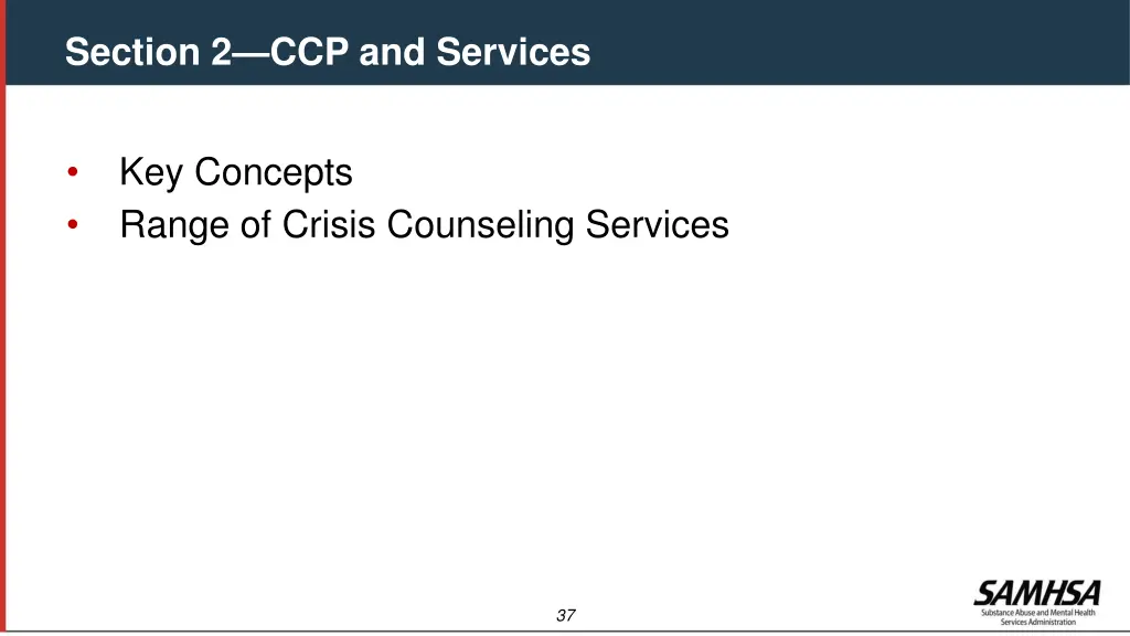 section 2 ccp and services
