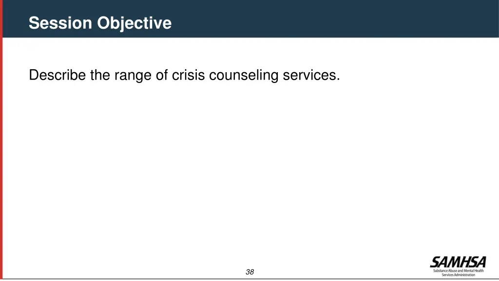 session objective