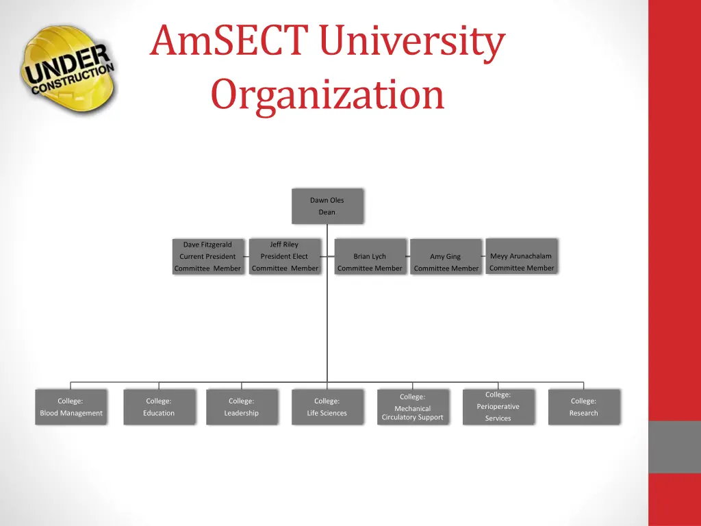 amsect university organization