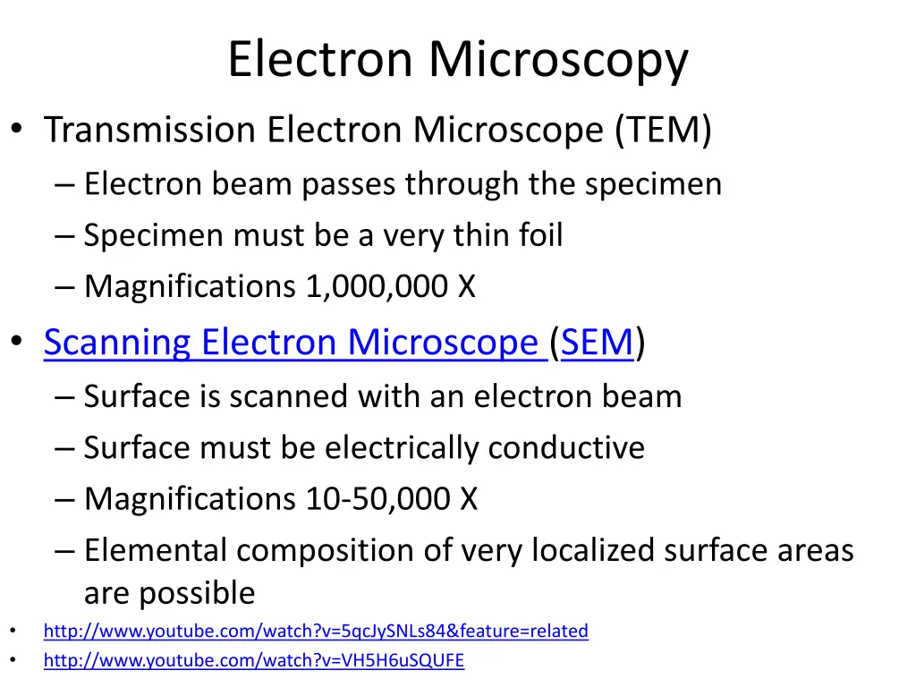 electron microscopy transmission electron