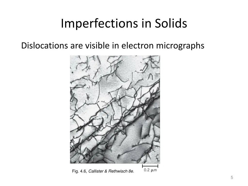 imperfections in solids